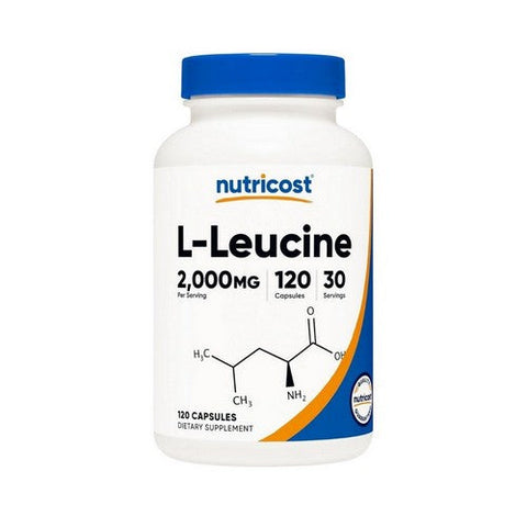 Nutricost, L-Leucine, 2000 Mg, 120 Caps Nutricost