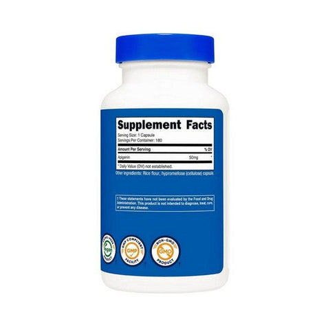 Nutricost, Apigenin Capsules, 50 Mg, 180 Count Nutricost