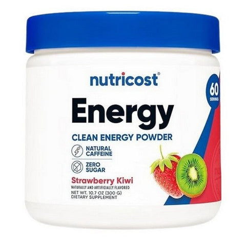 Nutricost, Energy Complex Powder Strawberry Kiwi, 60 Servings Nutricost
