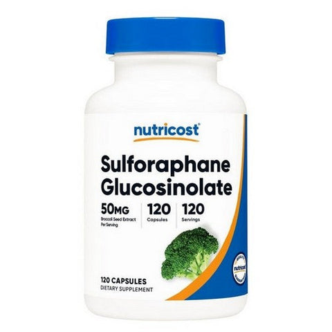 Nutricost, Sulforaphane Glucosinolate Capsules, 50 Mg, 120 Count Nutricost