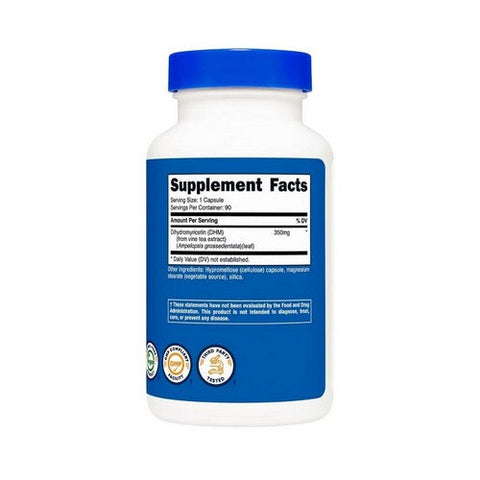 Nutricost, Dihydromyricetin DHM Capsules, 350 Mg, 90 Count Nutricost
