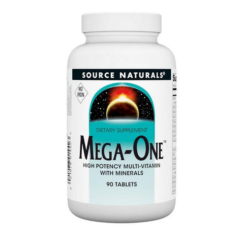 Source Naturals, Mega-One No Iron, 90 Tabs Source Naturals
