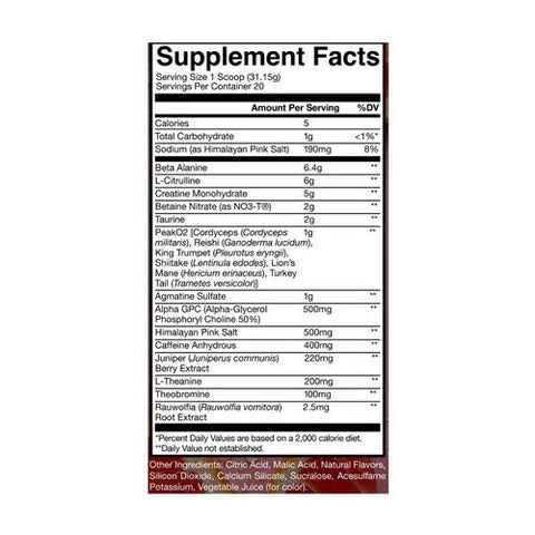 Raw Nutrition, Thuper Thavage Pre Workout Citrus Grapefruit, 516 Grams Raw Nutrition
