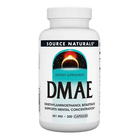 Source Naturals, Dmae, 351 Mg, 200 Caps Source Naturals