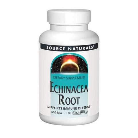 Source Naturals, Echinacea Root, 500 MG, 100 Caps Source Naturals