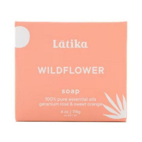 Latika Soap, Bar Soap Wildflower, 4 Oz Latika Soap