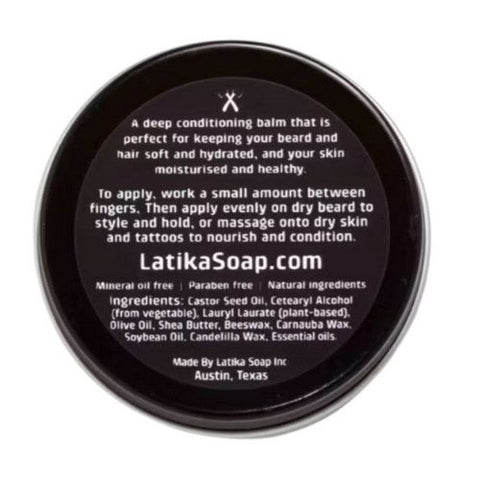 Latika Soap, Black Hatchet All Purpose Balm Grit, 2 Oz Latika Soap