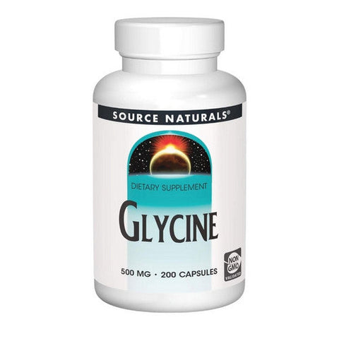 Source Naturals, Glycine 1gm, 200 Caps Source Naturals