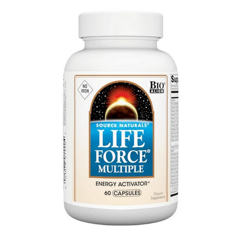 Source Naturals, Life Force No Iron Capsules, 60 Caps (No Iron) Source Naturals
