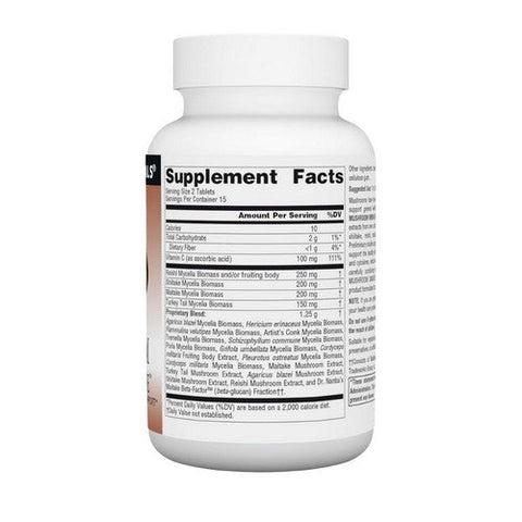 Source Naturals, Mushroom Immune Defense, 30 Tabs Source Naturals