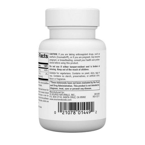 Source Naturals, Vitamin K, 500 MCG, 100 Tabs Source Naturals