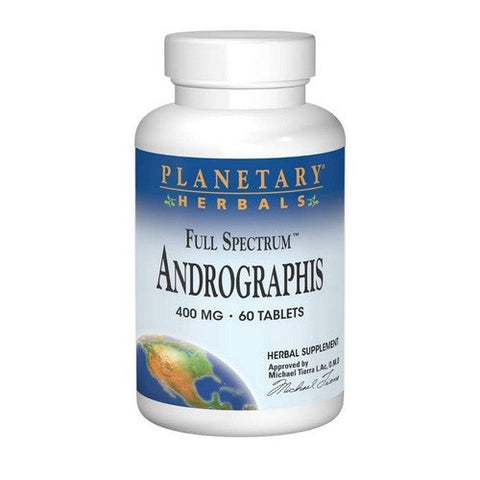 Planetary Herbals, Full Spectrum Andrographis, 60 Tabs Planetary Herbals