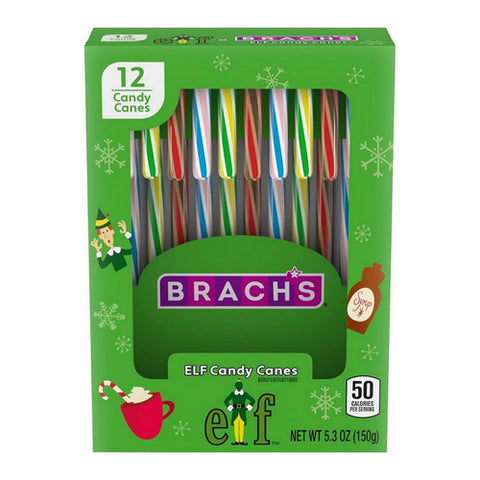 Elf Holiday Candy Canes 5.3 Oz (Case Of 12) by Brach's
