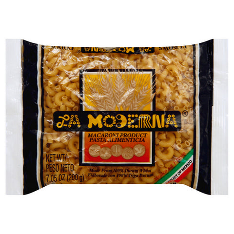 Elbow Pasta Noodles Durum Wheat Protein Fiber Vitamins 7 Oz (Case Of 20) by La Moderna