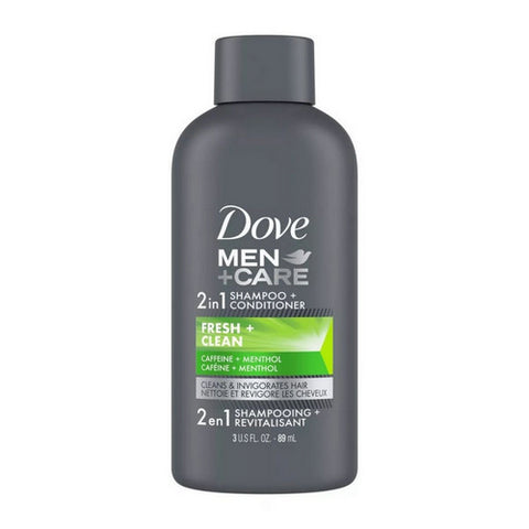 Men Care Fresh And Clean 2 In 1 Shampoo 3 Oz by Dove