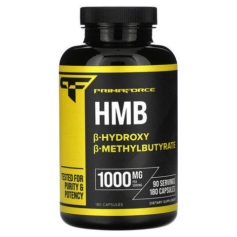 Primaforce, HMB (beta-hydroxy beta-methylbutyrate), 1,000 Mg, 180 Caps Primaforce