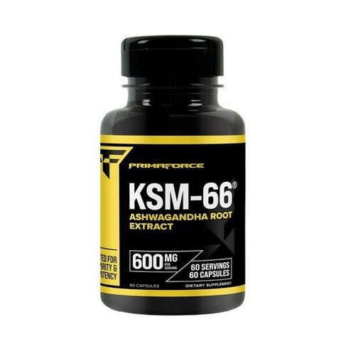 Primaforce, Ksm-66 Ashwagandha Root Extract, 600 Mg, 60 Caps