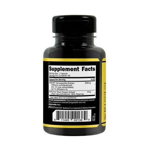 Primaforce, Ksm-66 Ashwagandha Root Extract, 600 Mg, 60 Caps