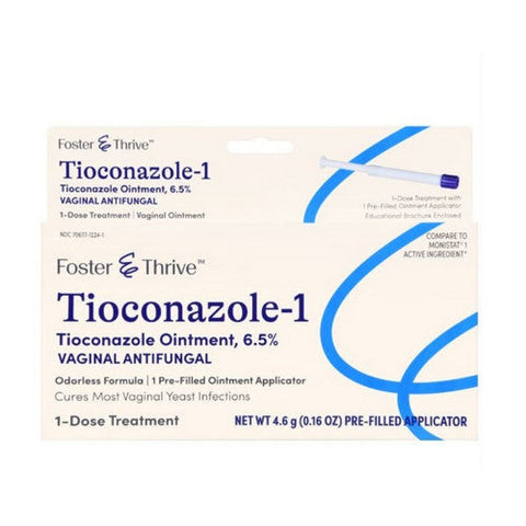 Foster And Thrive, Tioconazole-1 6.5% Ointment, 0.16 Oz Foster And Thrive