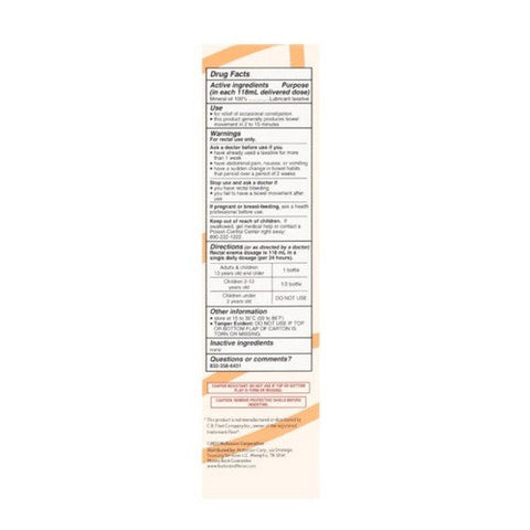 Foster And Thrive, Ready To Use Enema Mineral Oil, 4.5 Oz Foster And Thrive