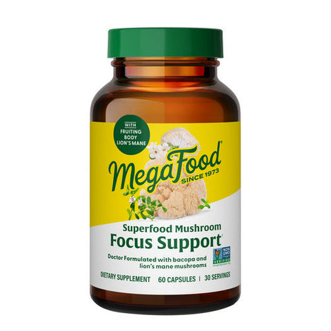 MegaFood, Superfood Mushroom Focus Support, 60 Capsules MegaFood