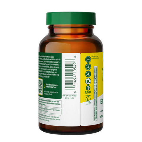 MegaFood, Superfood Mushroom Energy Support, 60 Capsules MegaFood