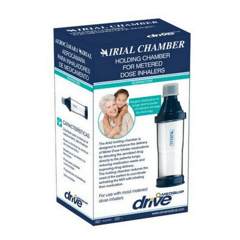 Drive Medical, Airial Holding Chamber For Meter Dose Inhalers, 1 Count Drive Medical