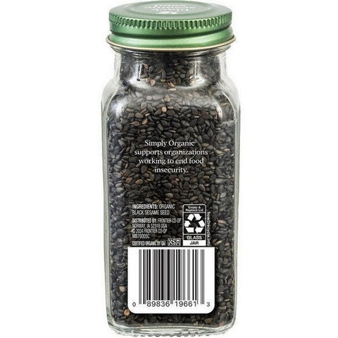 Simply Organic, Organic Black Sesame Seed, 2.82 Oz Simply Organic