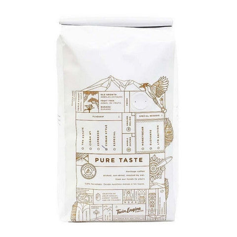 Twin Engine Coffee, Organic Cuban Style Dark Ground Coffee, 2.2 Lbs Twin Engine Coffee