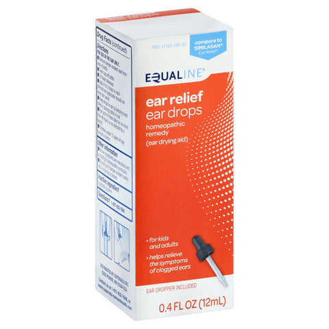 Ear Relief Ear Drops .4Oz (Case Of 6) by Equaline