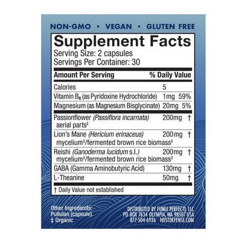 Host Defense, Mycobenefits Sleep, 60 Capsules