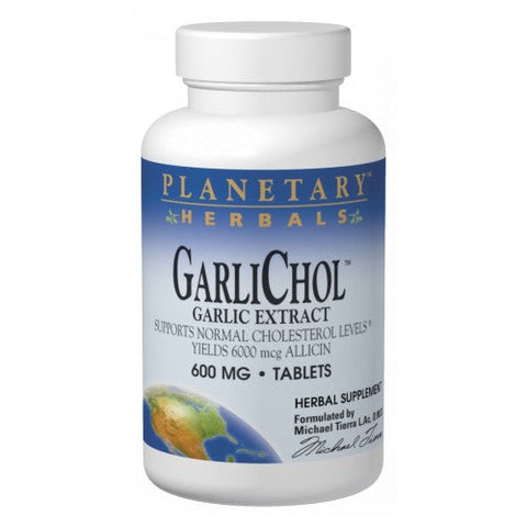 Planetary Herbals, Garlichol, 600 Mg, 100 Tabs Planetary Herbals