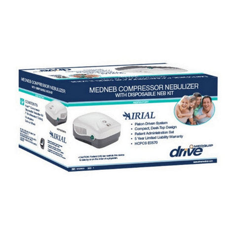 Drive Medical, Medical MQ5600 MedNeb Compressor Nebulizer With Disposable, 1 Count Drive Medical