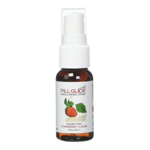 Pill Glide, Swallowing Spray Strawberry Flavored, 1 Oz Pill Glide