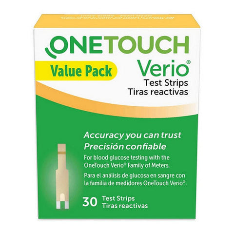Onetouch, Verio Diabetes Test Strips, 30 Count Onetouch