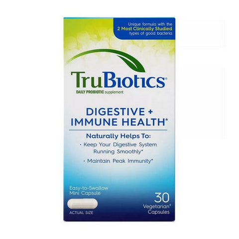 Trubiotics, Digestive Plus Immune Health Capsules, 30 Count Trubiotics