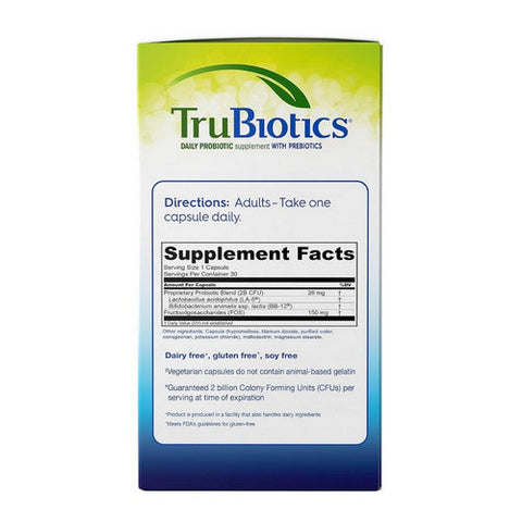 Trubiotics, Digestive Plus Immune Health Mini, 30 Veg Caps Trubiotics