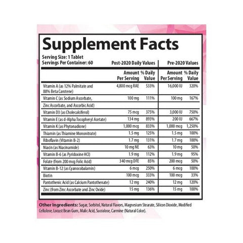MVW Complete, Formulation Chewable D3000 Multivitamin Bubble Gum, 60 Tabs MVW Complete