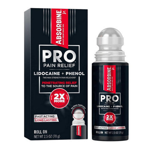 Absorbine, Pro Roll On Deep Penetrating Max Strength Pain Relievers, 2.5 Oz Absorbine