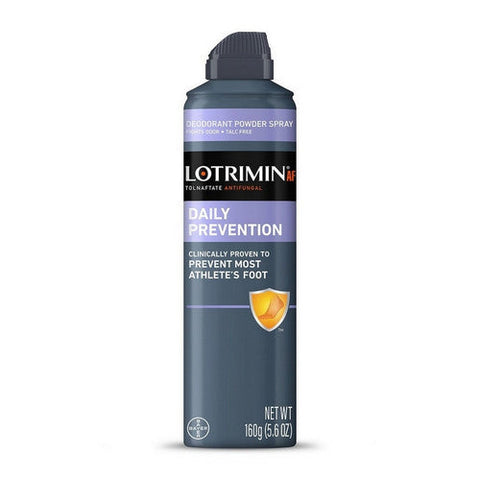 Lotrimin, Daily Prevention Deodorant Powder Spray, 5.6 Oz Lotrimin