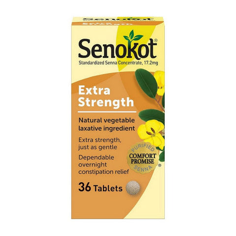 Senokot, Extra Strength Laxative Tablets, 36 Count Senokot