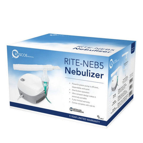 Roscoe, Rite-Neb5 Nebulizer Compressor System With Disposable Neb Kit, 1 Count Roscoe
