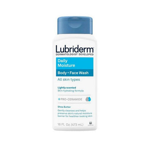 Lubriderm, Daily Moisture Face And Body Wash, 16 Oz Lubriderm