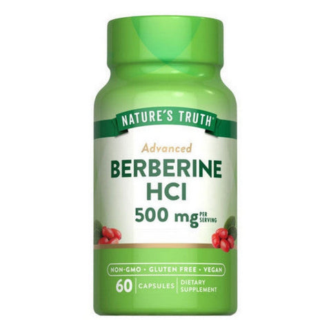 Nature's Truth, Berberine HCI Supplement, 500 Mg, 60 Caps Nature's Truth