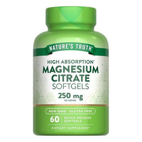 Nature's Truth, Magnesium Citrate, 250 Mg, 60 Count Nature's Truth