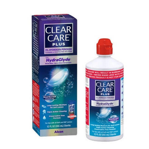 Clear Care, Hydraglyde Cleaning & Disinfecting Solution, 24 Oz Clear Care