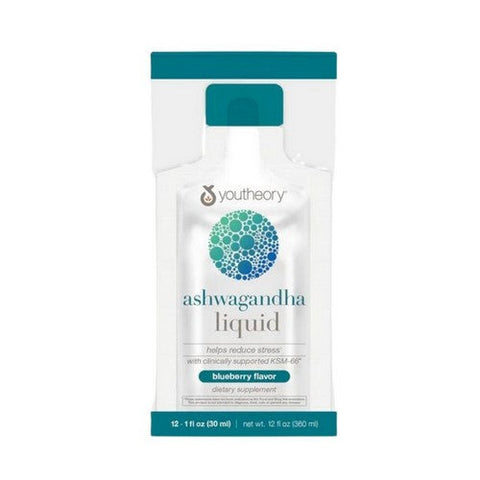 Youtheory, Ashwagandha Liquid Blueberry, 12 Oz Youtheory