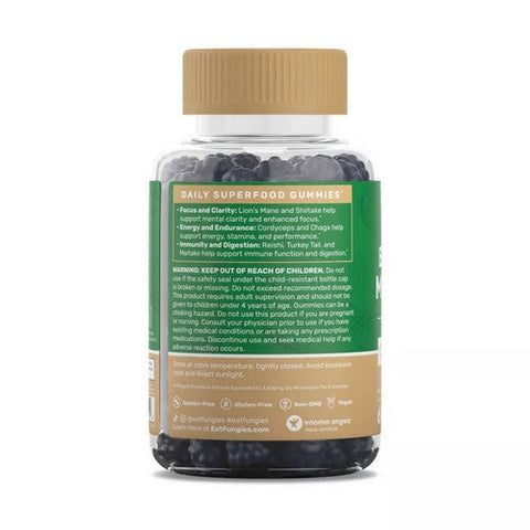 Fungies, Best Multi Mushroom Gummies, 60 Count Fungies
