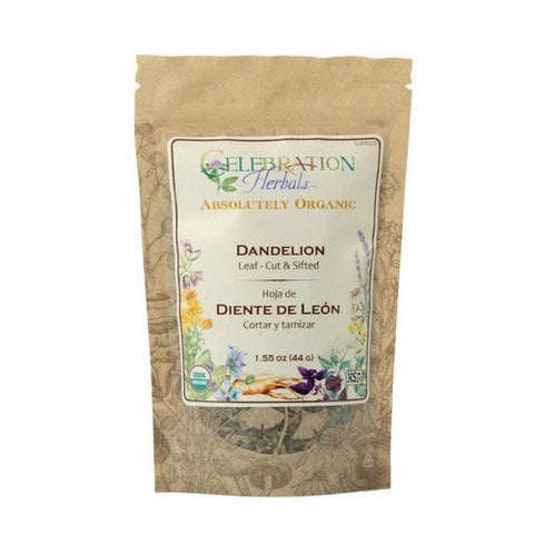 Celebration Herbals, Organic Dandelion Leaf Cut And Shifted, 44 Grams Celebration Herbals