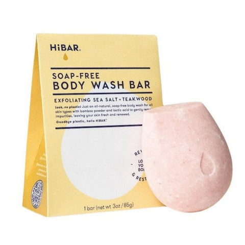 Body Wash Exfoliate Sea Salt And Teakwood 3 Oz by HiBAR
